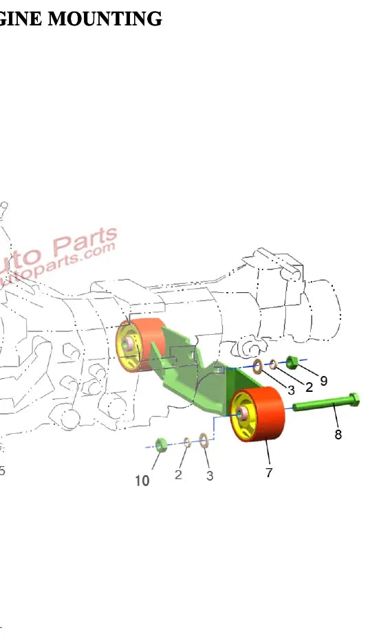 Detalhe de conjunto do Catálogo de Peças ZX Auto Grand Tiger BQ1023G com as referências de fábrica