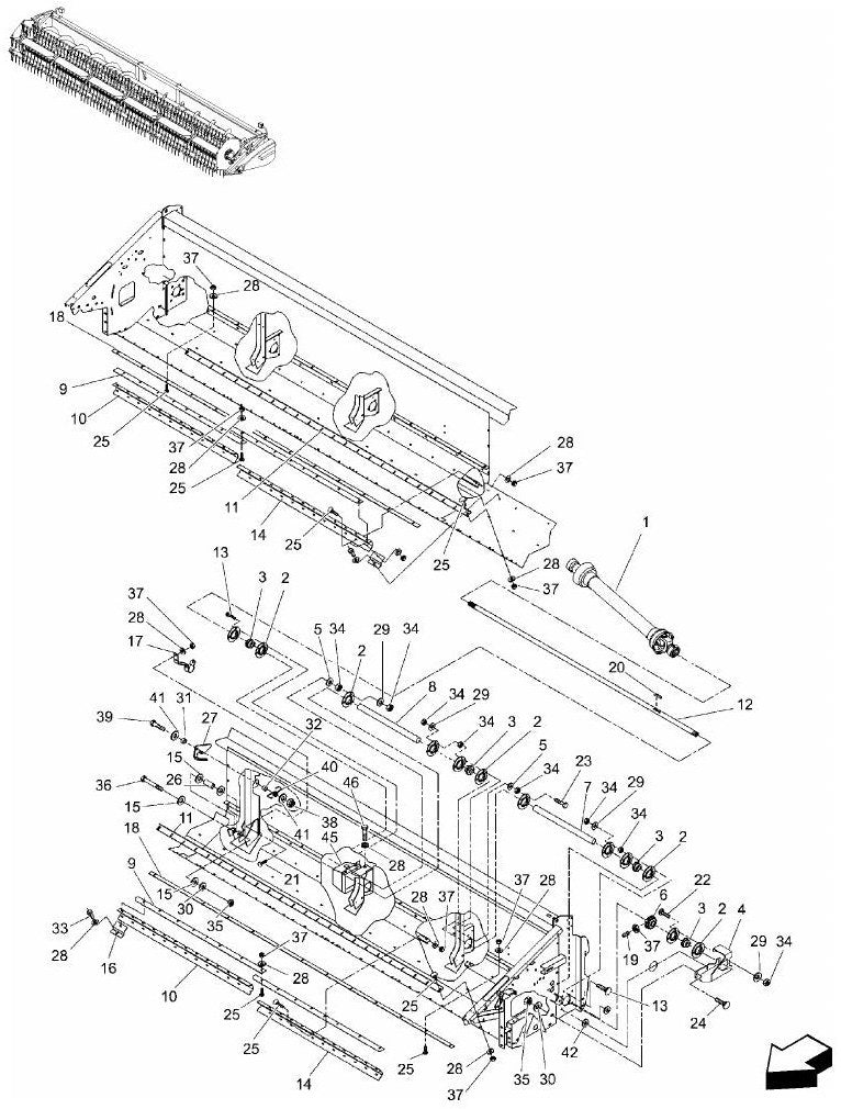 CATALOGO DE PEÇAS PLATAFORMA - 74C-25F NEW HOLLAND