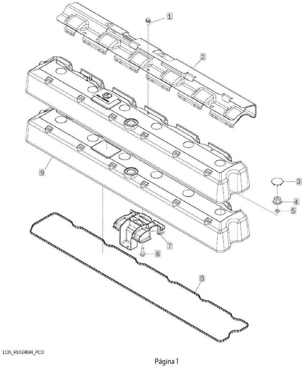 CATALOGO DE PEÇAS PULVERIZADOR AUTOPROPELIDO - 125J JOHN DEERE