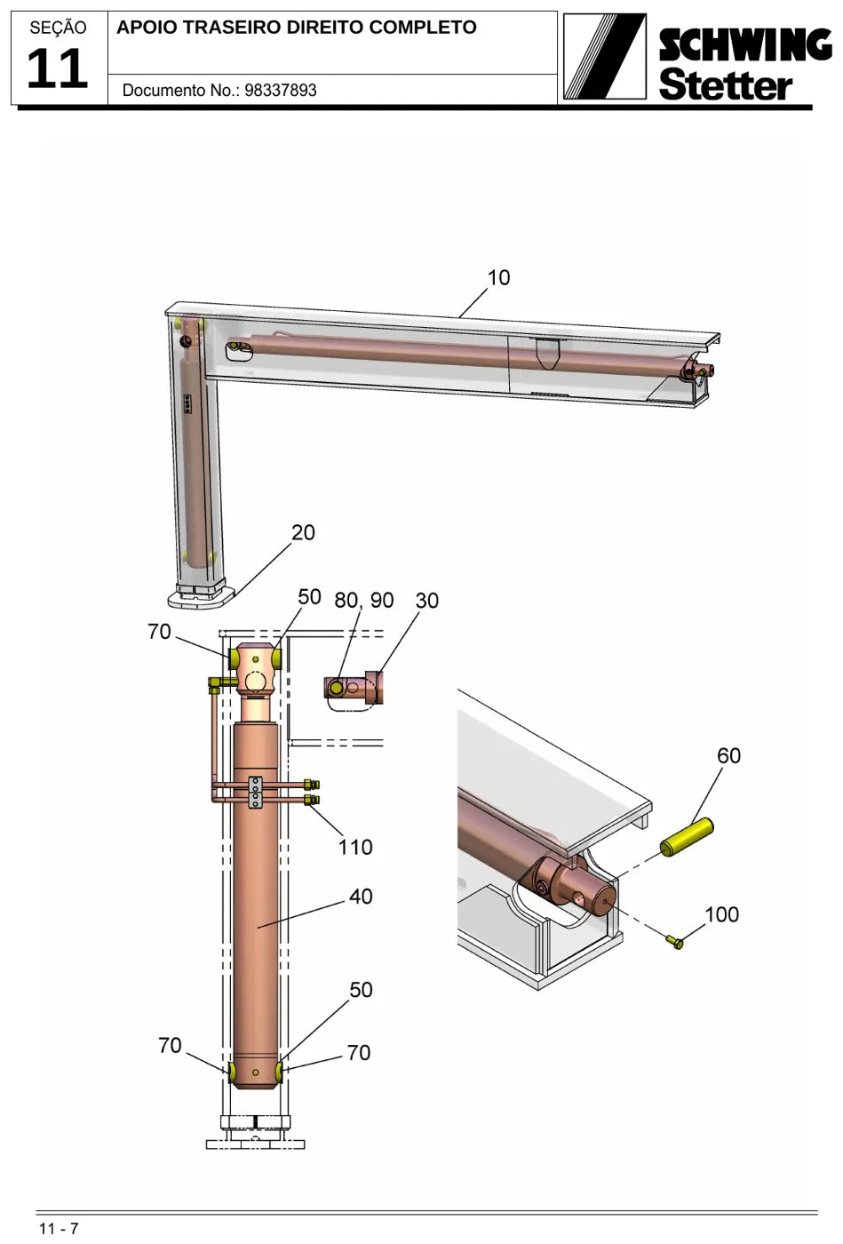 Catálogo de Peças Schwing Stetter S 36 X 110-75 CS M-Rock 24V — Bomba Lança 36 m, 372 pág — página 4 do documento