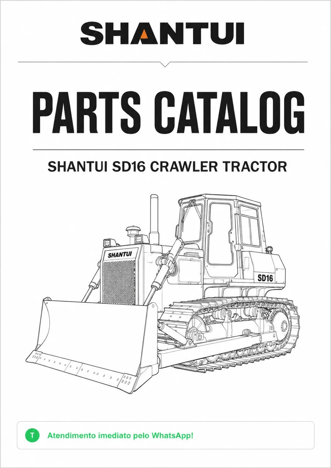Catálogo de Peças SD16 Shantui Trator de Esteiras