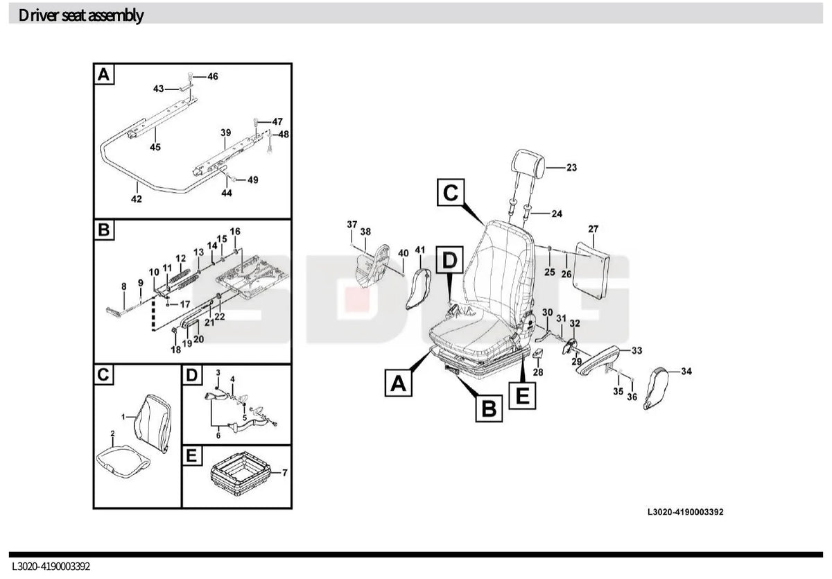 Catálogo de Peças SDLG LG968 — vista interna 2