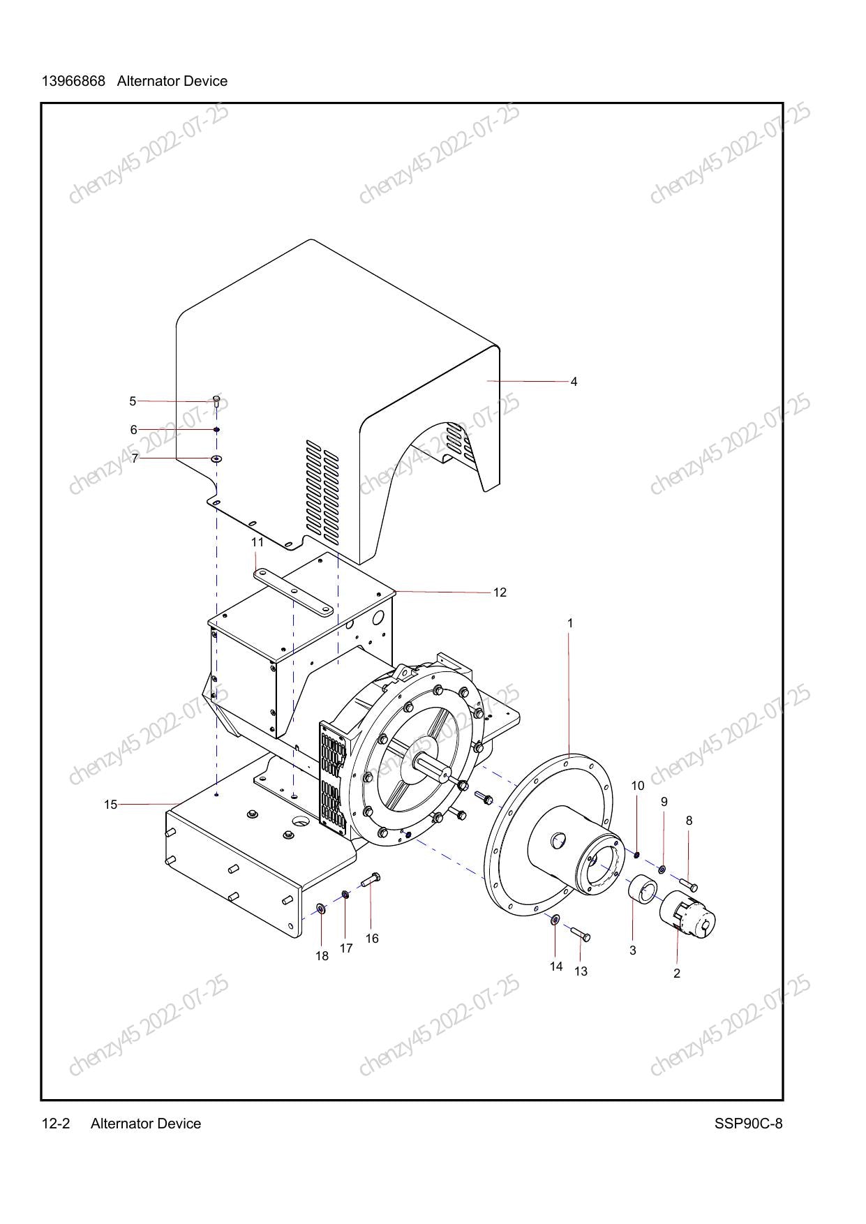 Catálogo de Peças SSP90C-8 Sany Pavimentadora - página 3