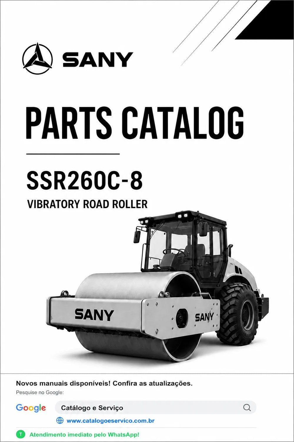 Catálogo de Peças STG265C Sany Motoniveladora