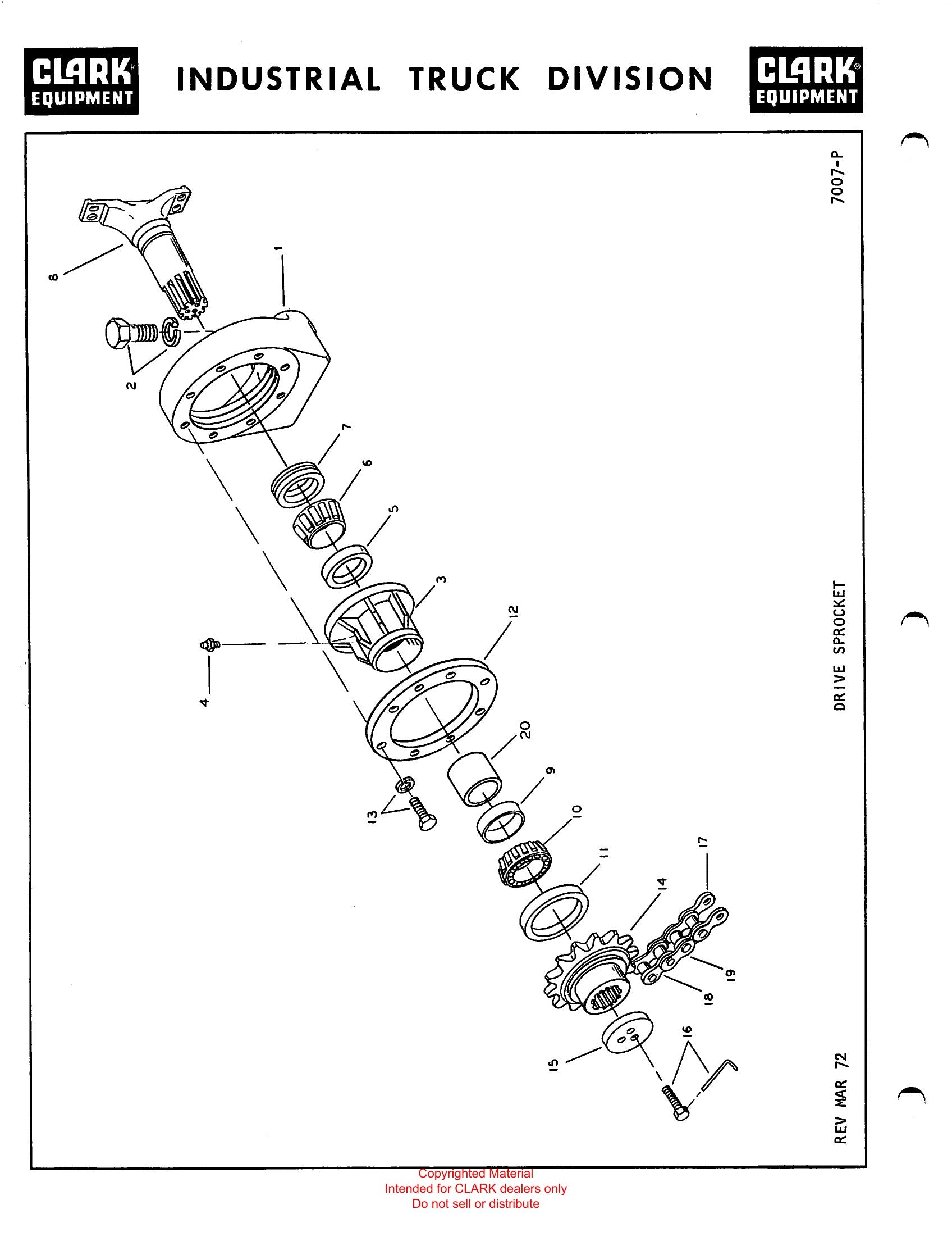 Catálogo de Peças Straddle Carrier Clark Series 120 Straddle Carrier (Book 120A2) - página interna