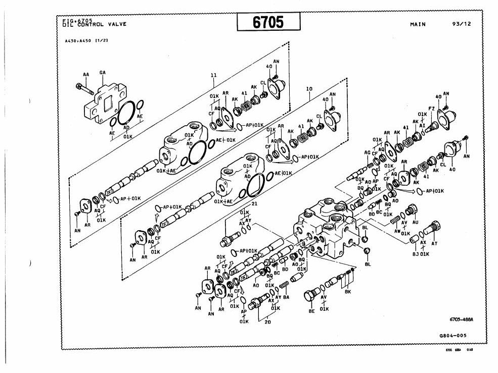 Catálogo de Peças Toyota 02-5FG30 Empilhadeira a Combustão — vista explodida 4