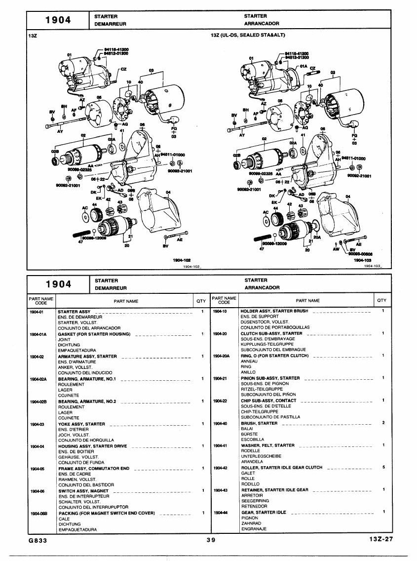Catálogo de Peças Toyota 02-6FDU33,35,40,45, 02-6FDAU50 Empilhadeira a Combustão — vista explodida 4