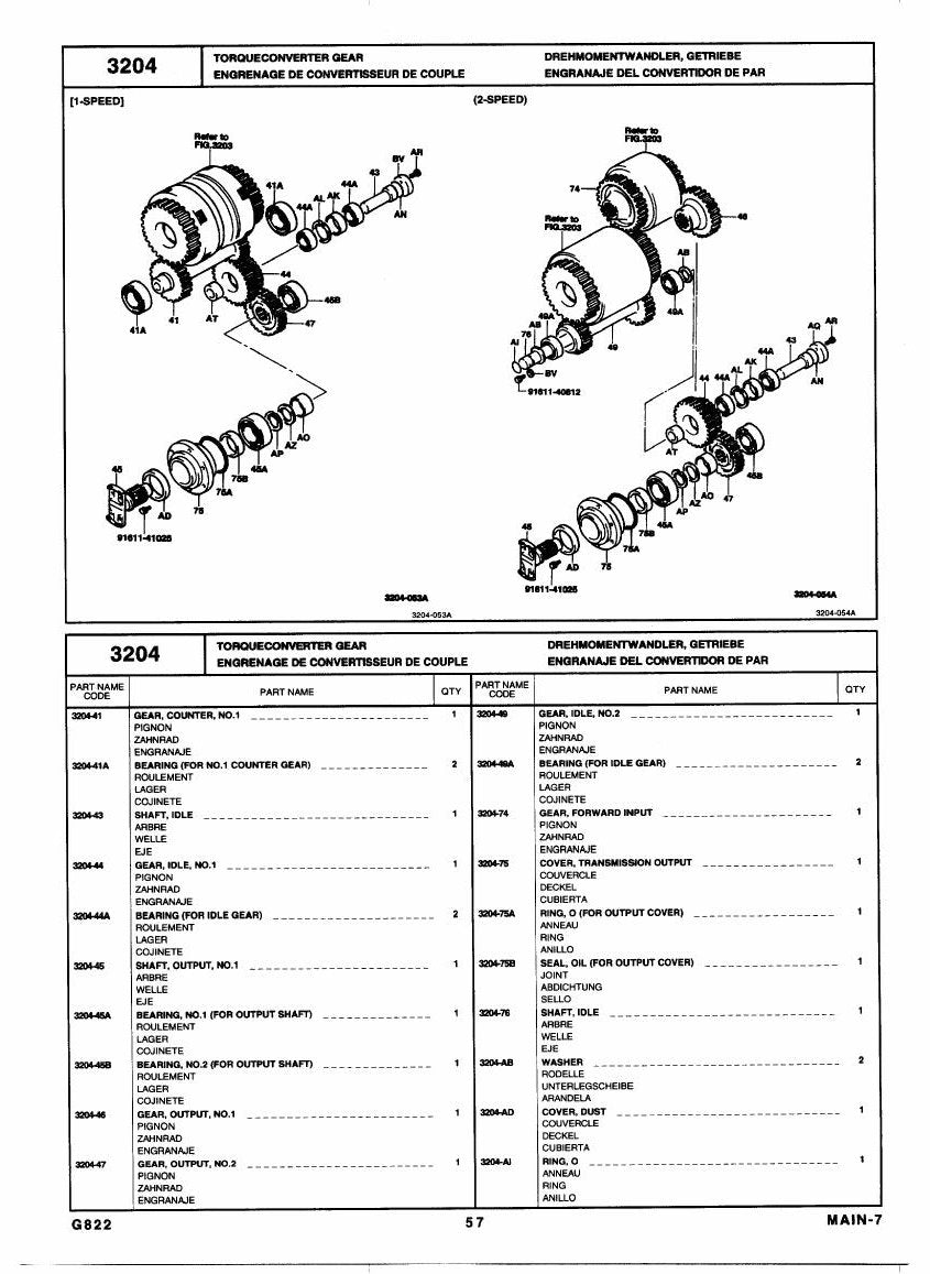 Catálogo de Peças Toyota 02-6FGU30 Empilhadeira a Combustão — vista explodida 4