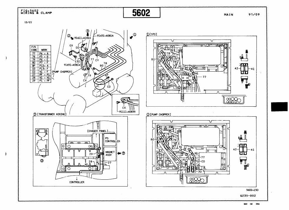 Catálogo de Peças Toyota 5FBC13,15, 30-5FBC13,15 Empilhadeira Elétrica — vista explodida 4