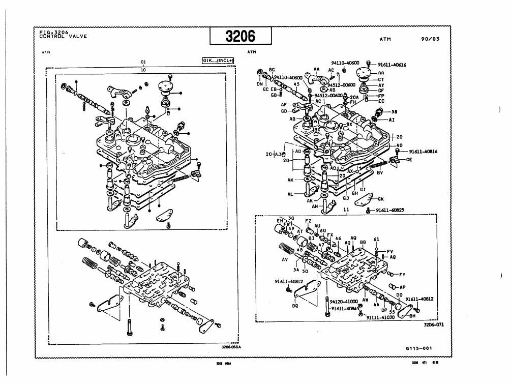 Catálogo de Peças Toyota 5FDC30 Empilhadeira a Combustão — vista explodida 2