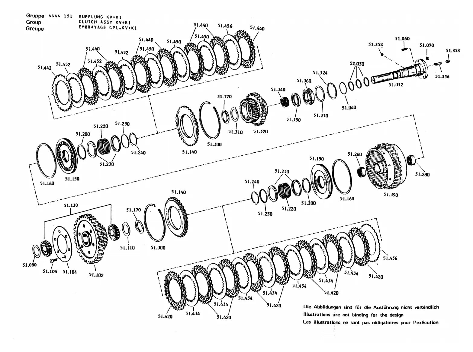 CATÁLOGO DE PEÇAS TRANSMISSÃO - 6WG-200 - ZF – ERGOPOWER — diagrama técnico