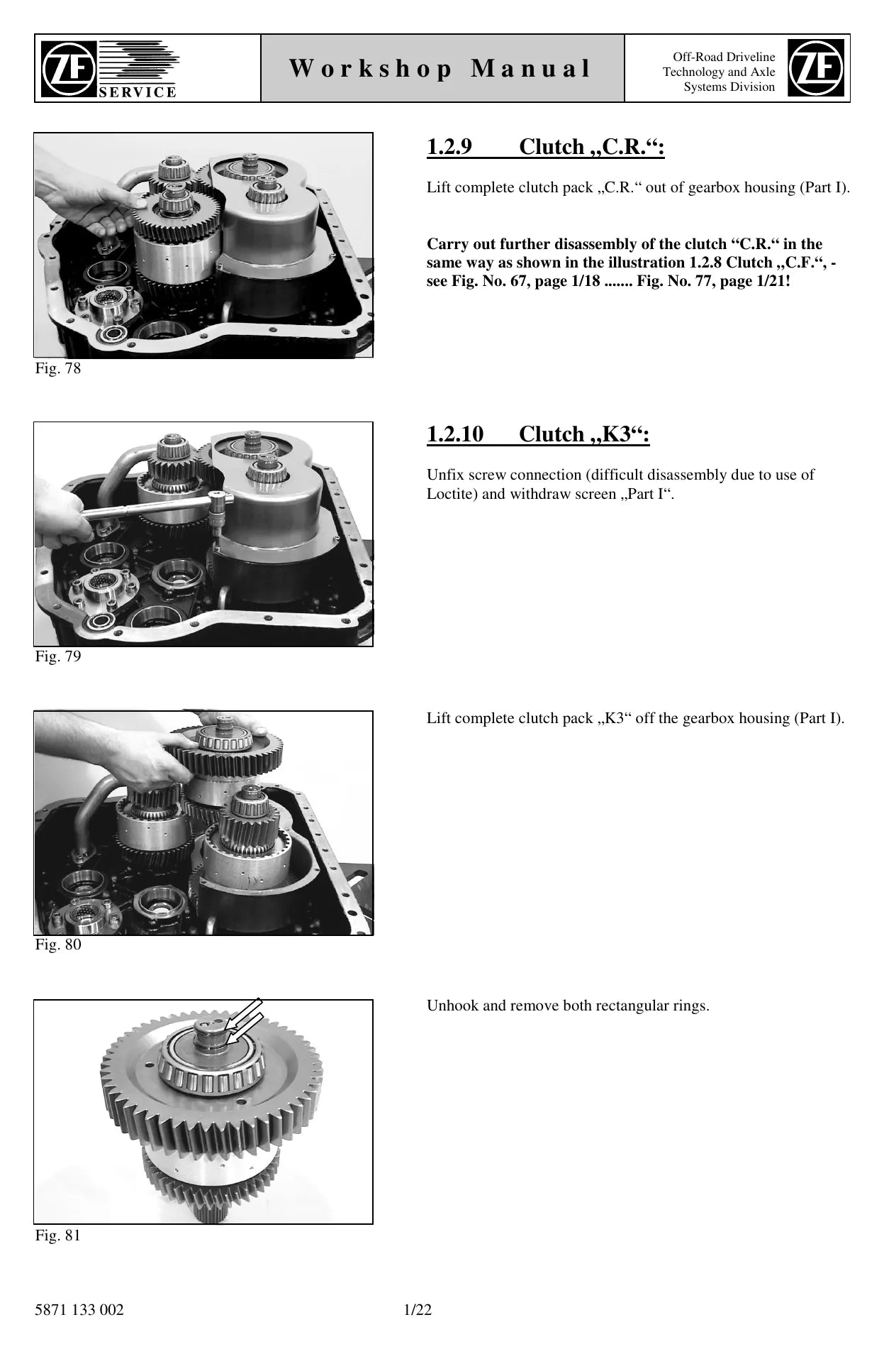 CATÁLOGO DE PEÇAS TRANSMISSÃO - WG98 TC - ZF — diagrama técnico