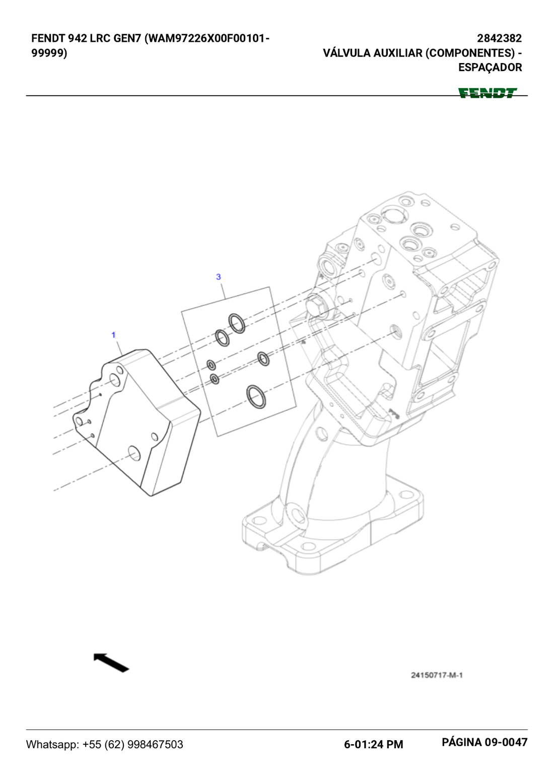 Catálogo de Peças Trator Fendt 942 Gen 7