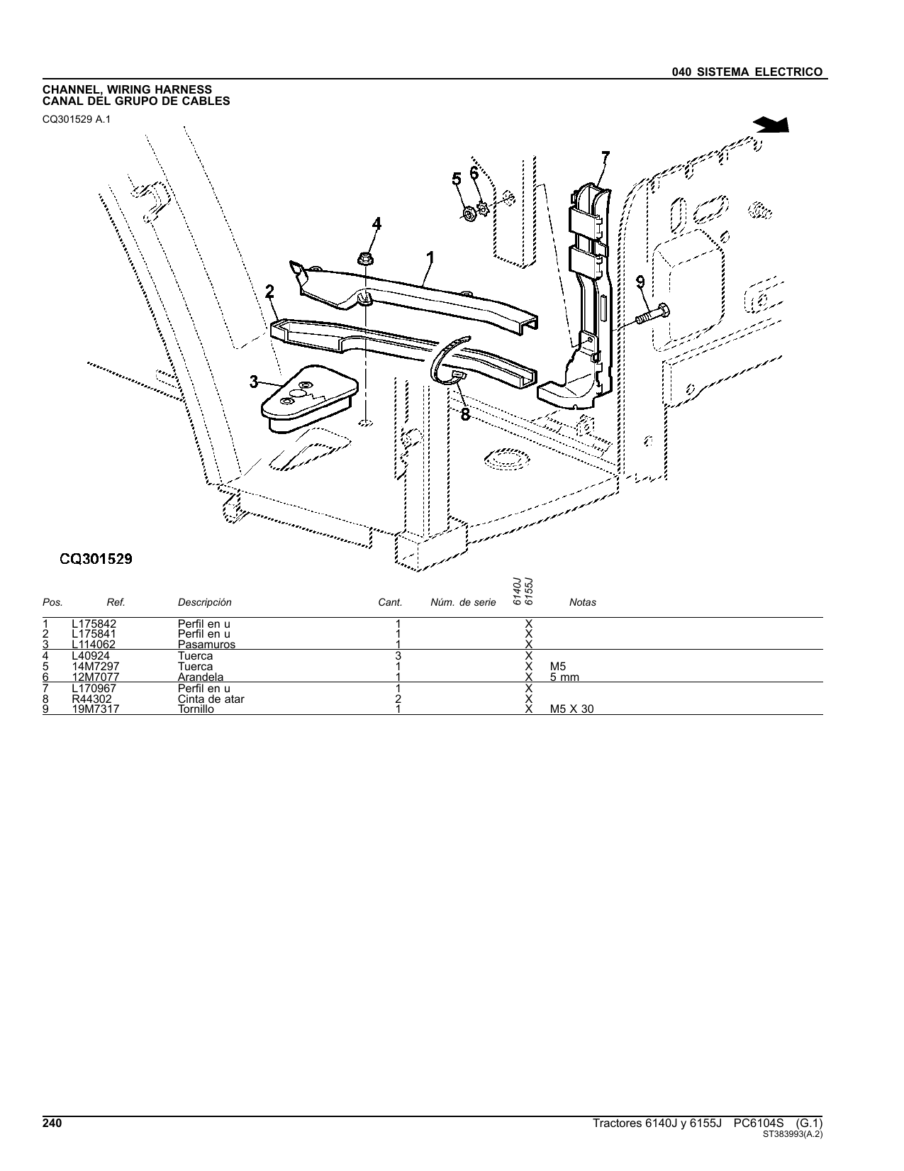 Catálogo de Peças Trator John Deere 6140J/6155J