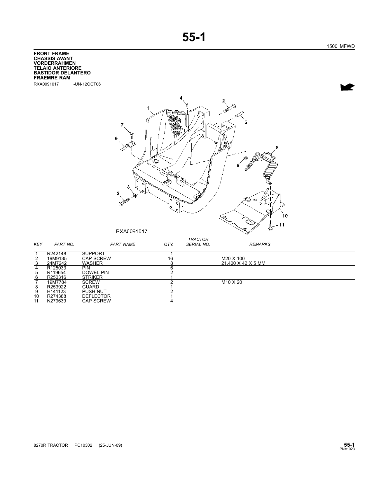 Catálogo de Peças Trator John Deere 8270R