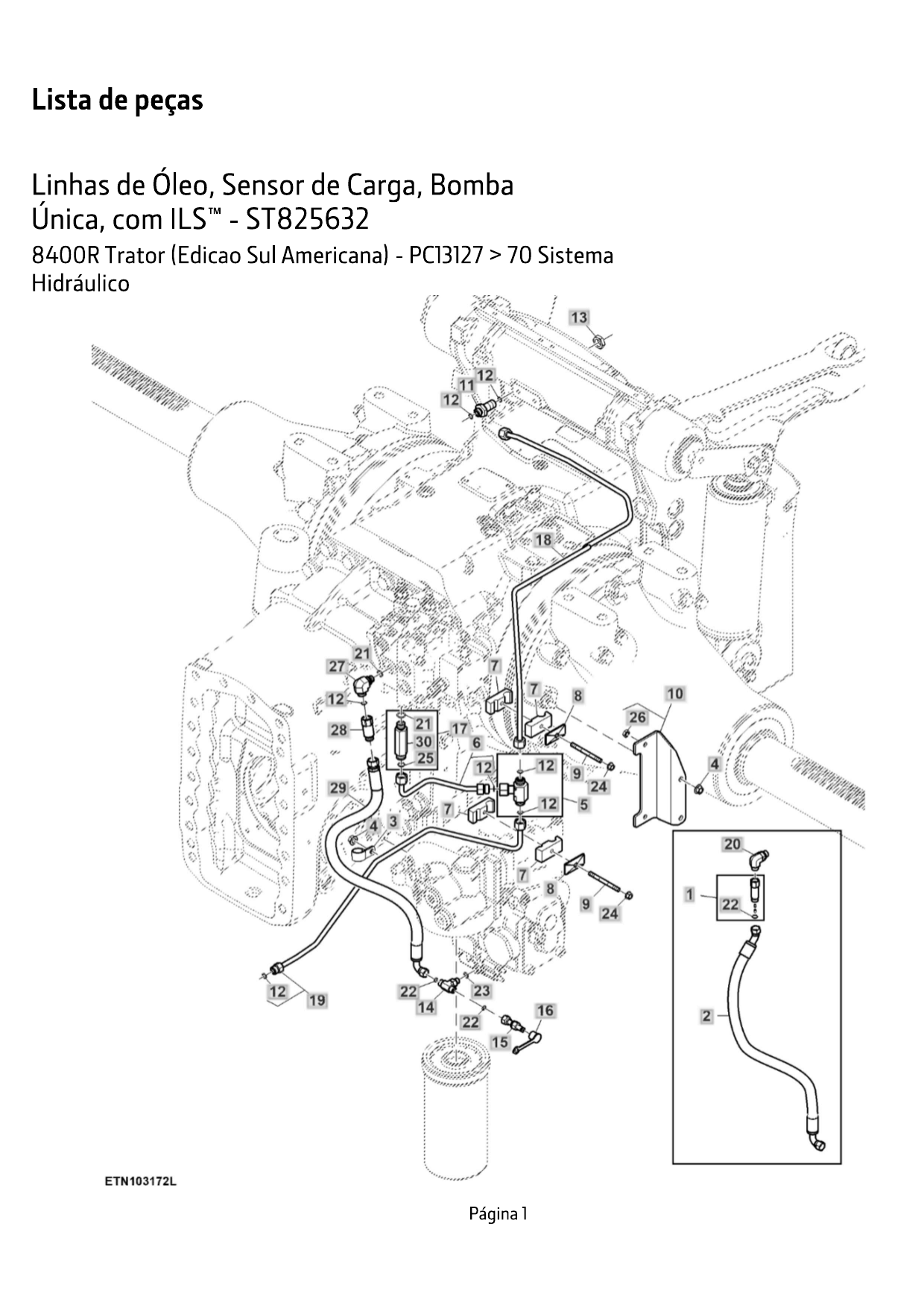 Catálogo de Peças Trator John Deere 8400R