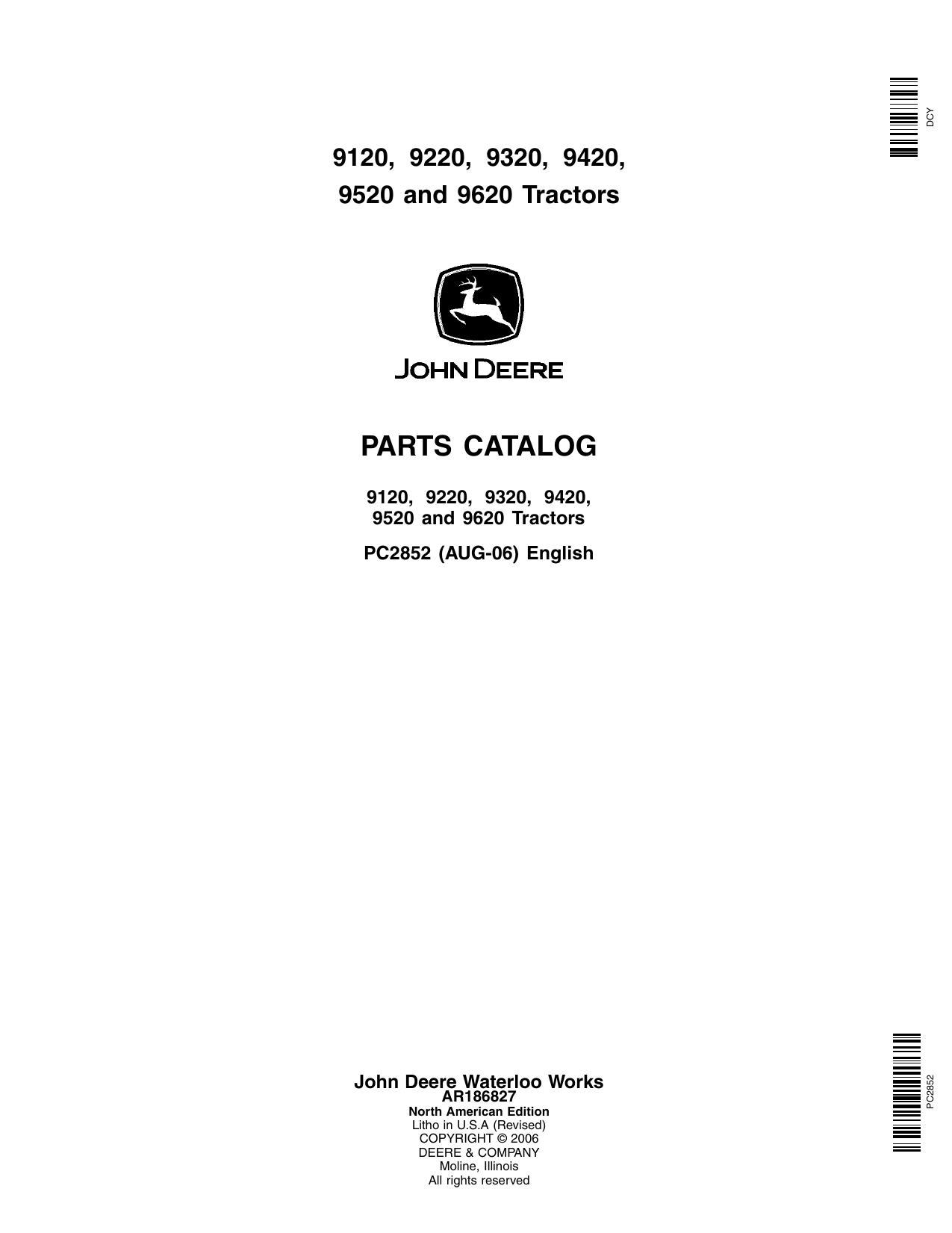 Catálogo de Peças Trator John Deere 9120/9220/9320