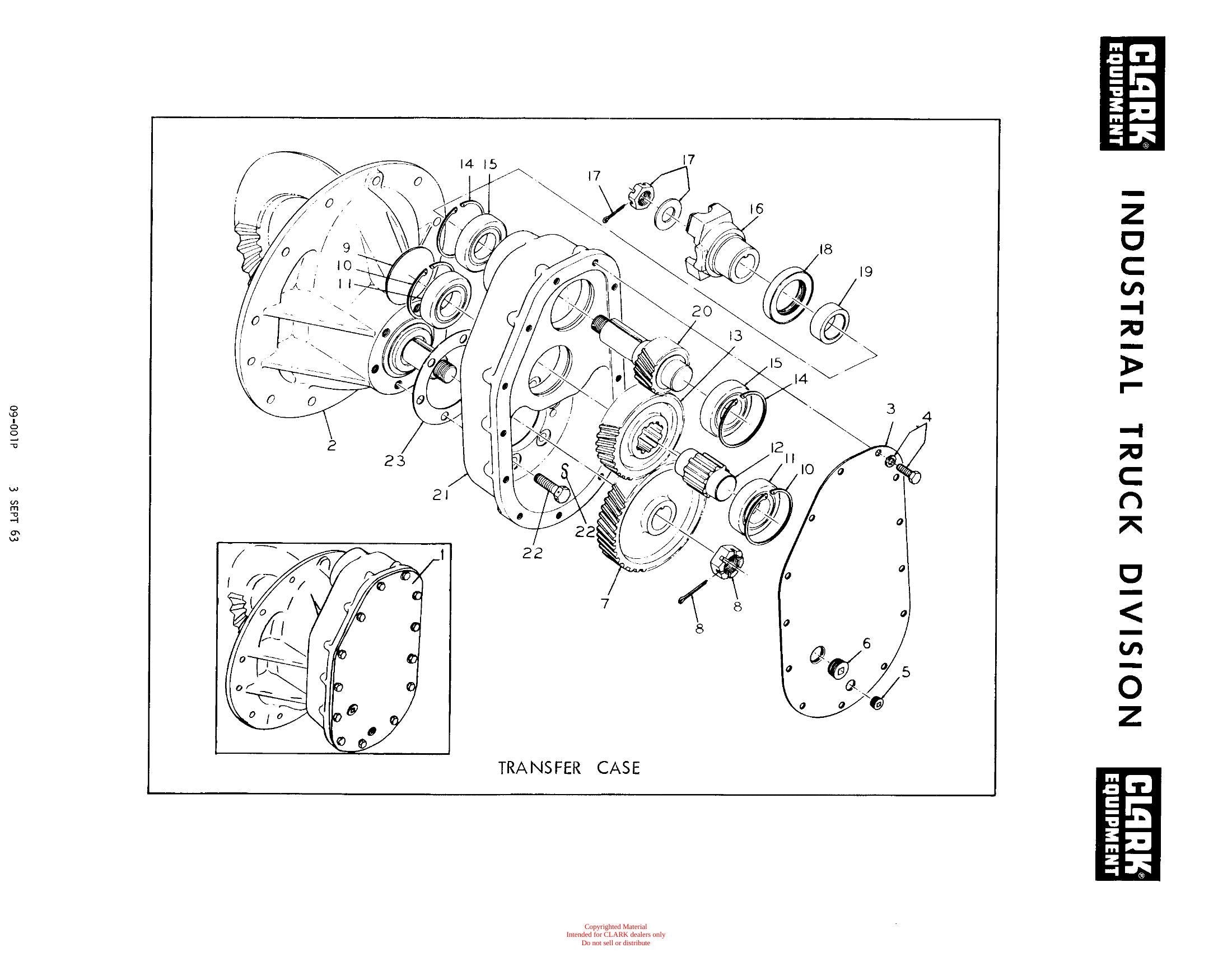 Catálogo de Peças Trator Rebocador Clark Clarktor "E" Diesel Automatic (Book X140) - página interna