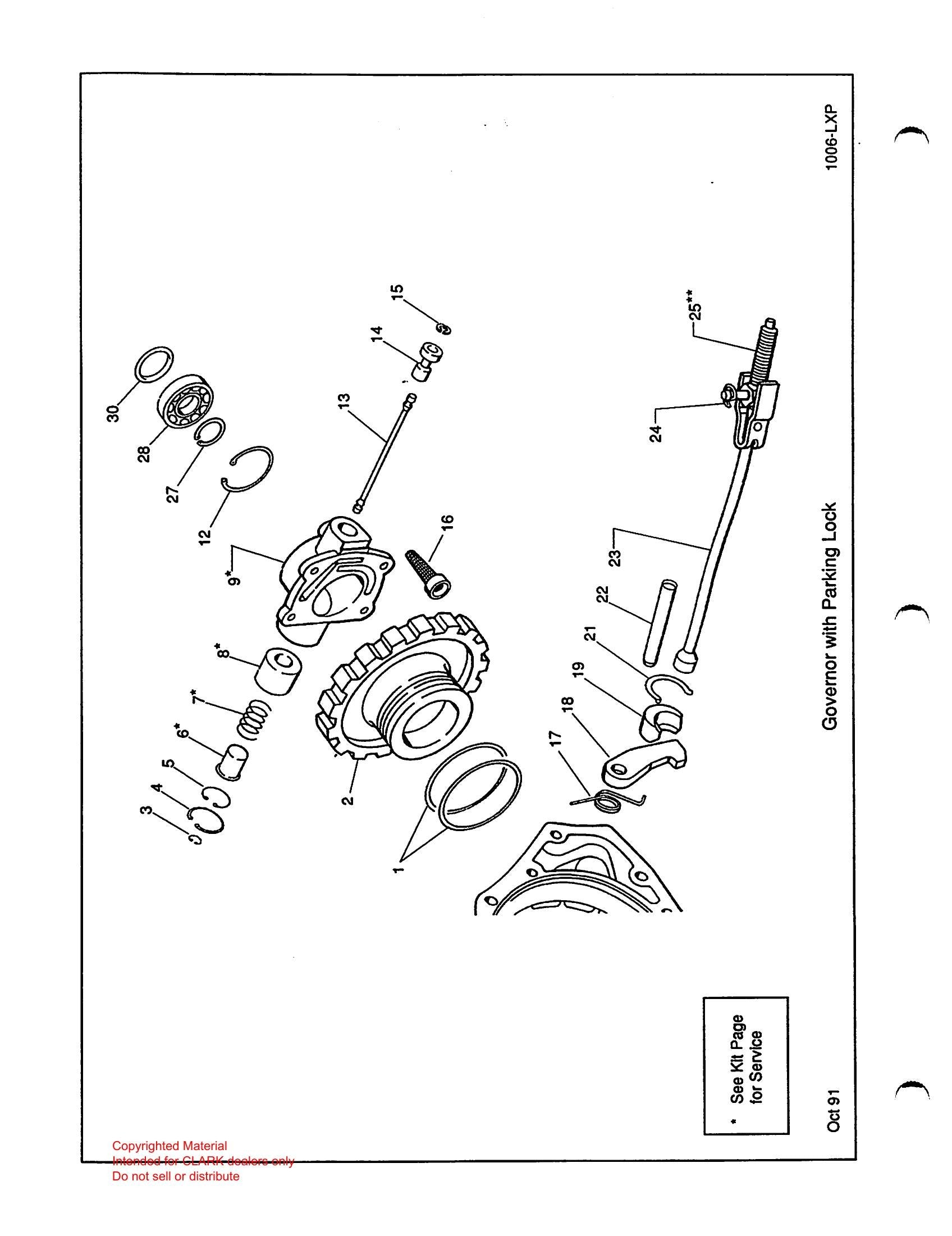 Catálogo de Peças Trator Rebocador Clark GT/DT 32/50 (Book X165) - página interna