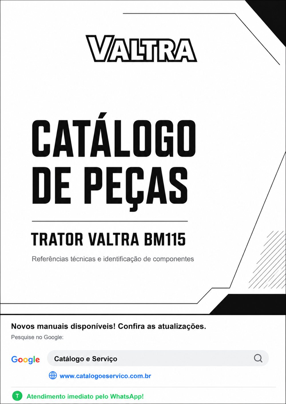 Catálogo de Peças Trator Valtra BM115