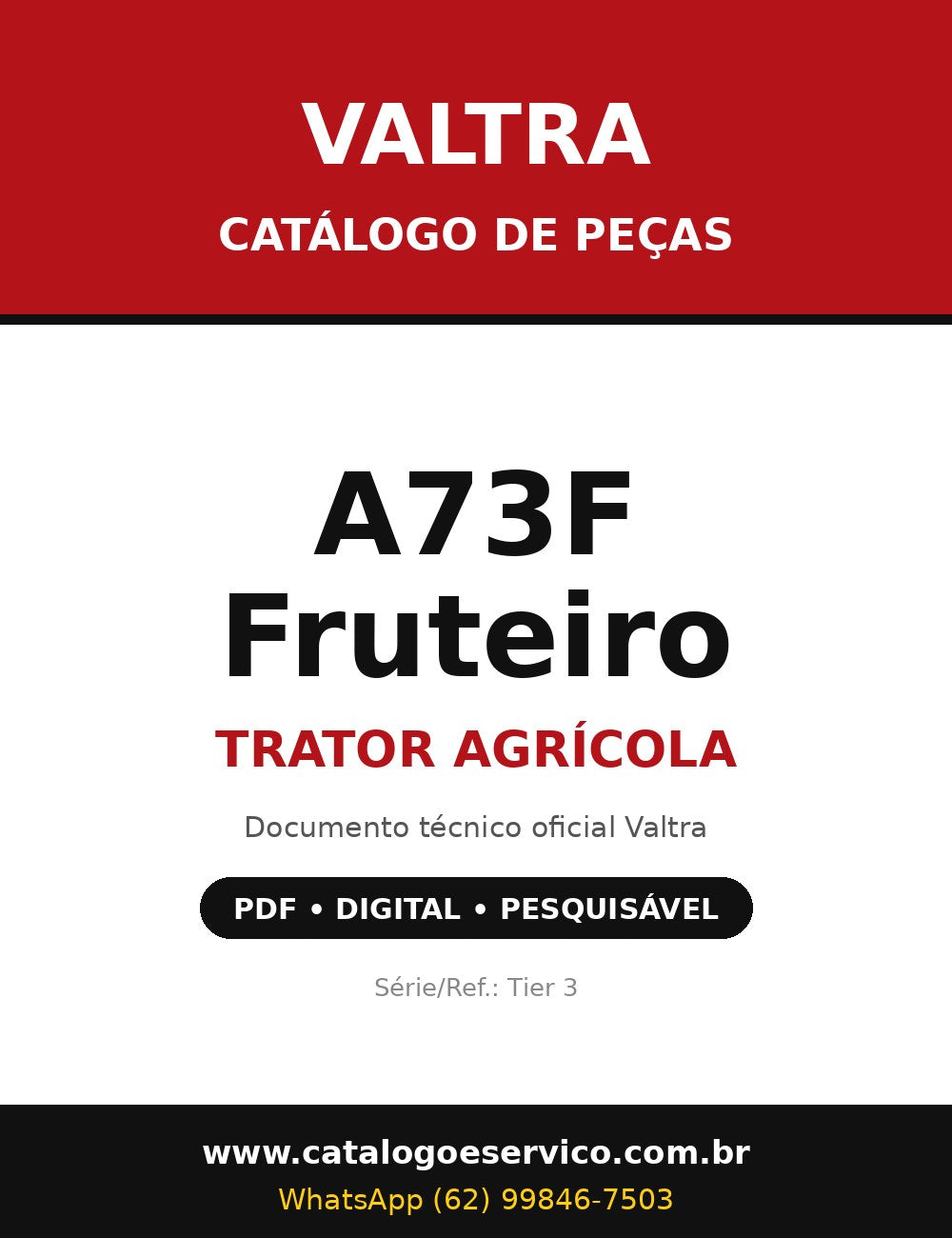 Catálogo de Peças Valtra - A73F Fruteiro - Trator Agrícola