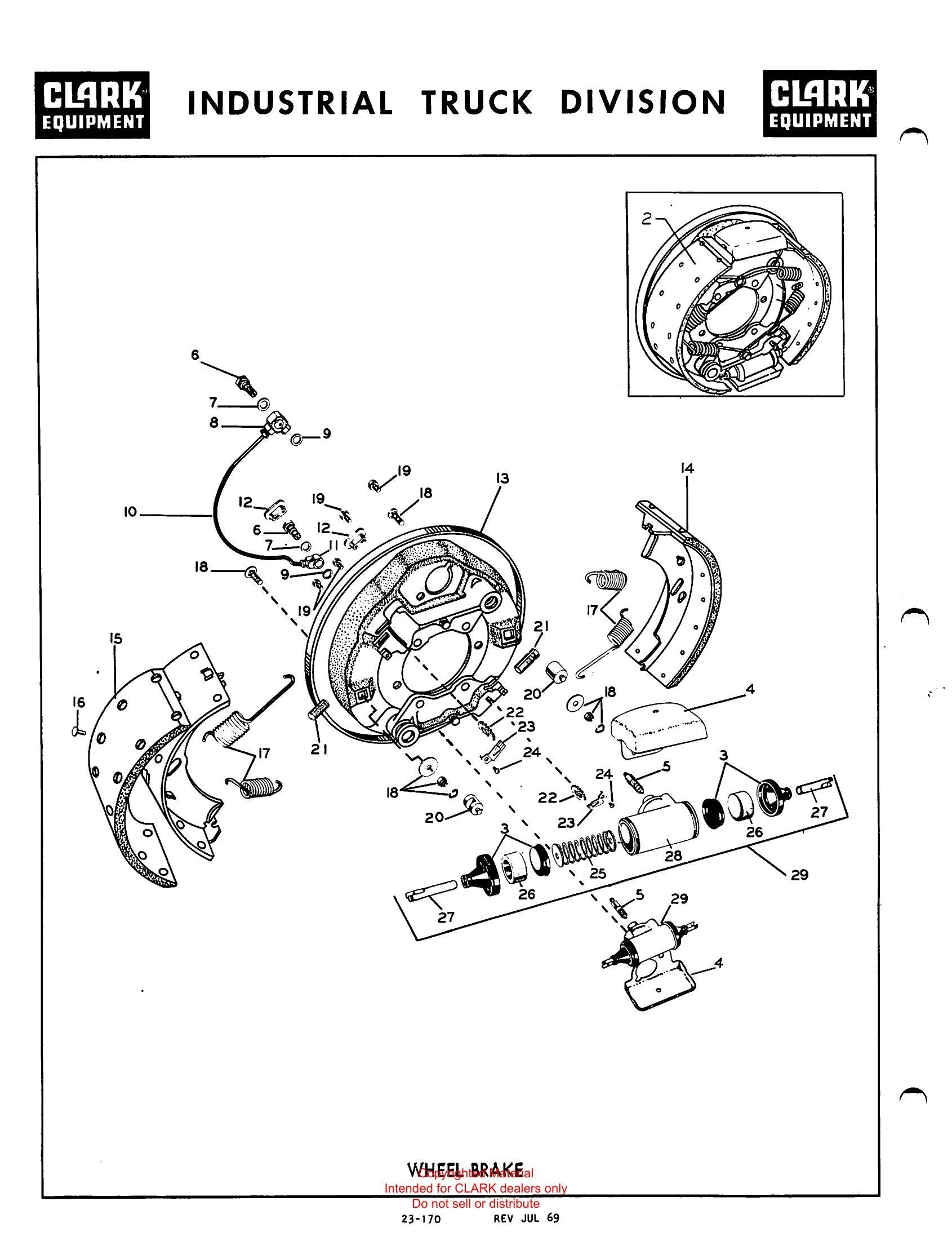 Catálogo de Peças Van Carrier Clark Series 512 Van Carrier (Book X141D) - página interna