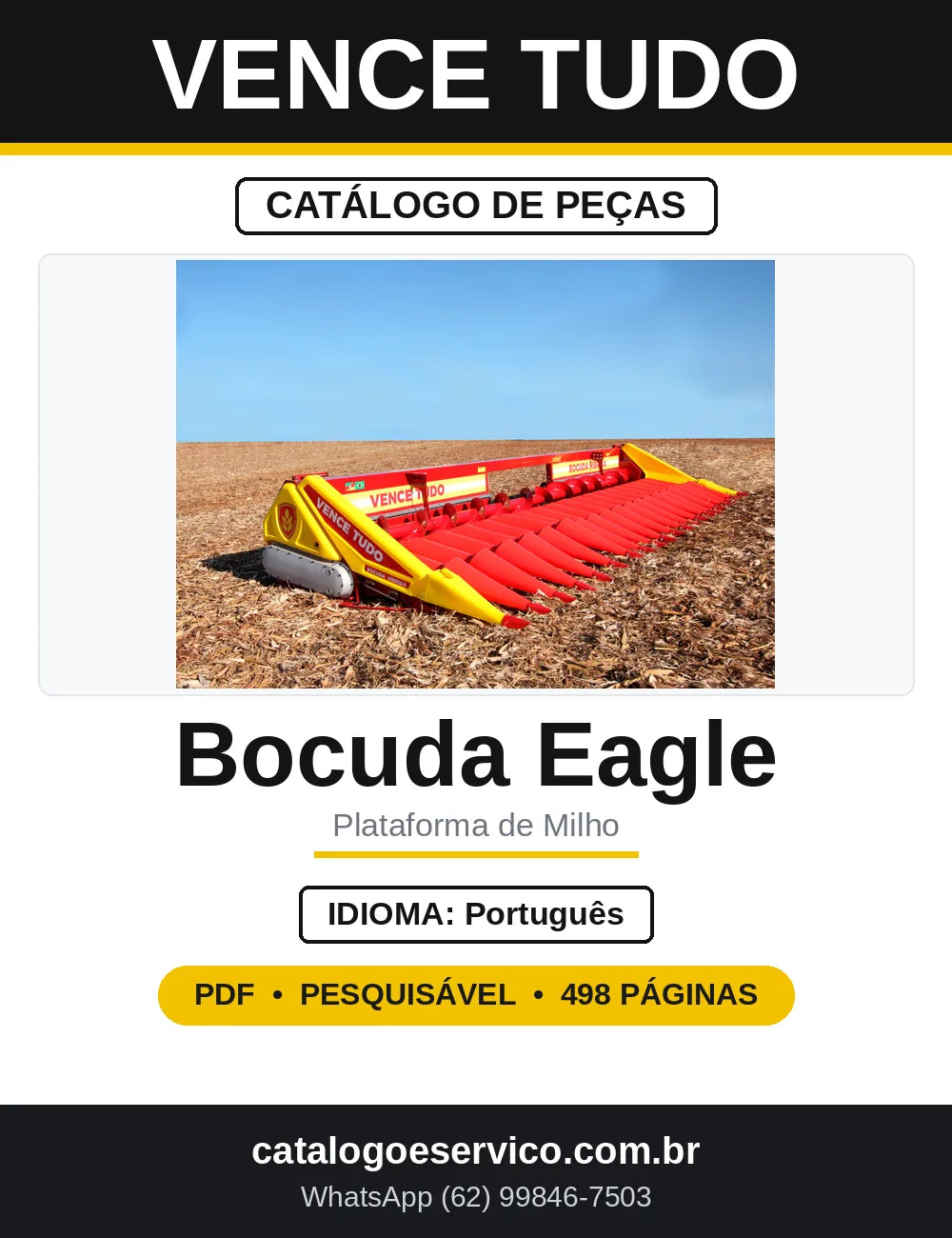 Catálogo de Peças Vence Tudo Bocuda Eagle — capa