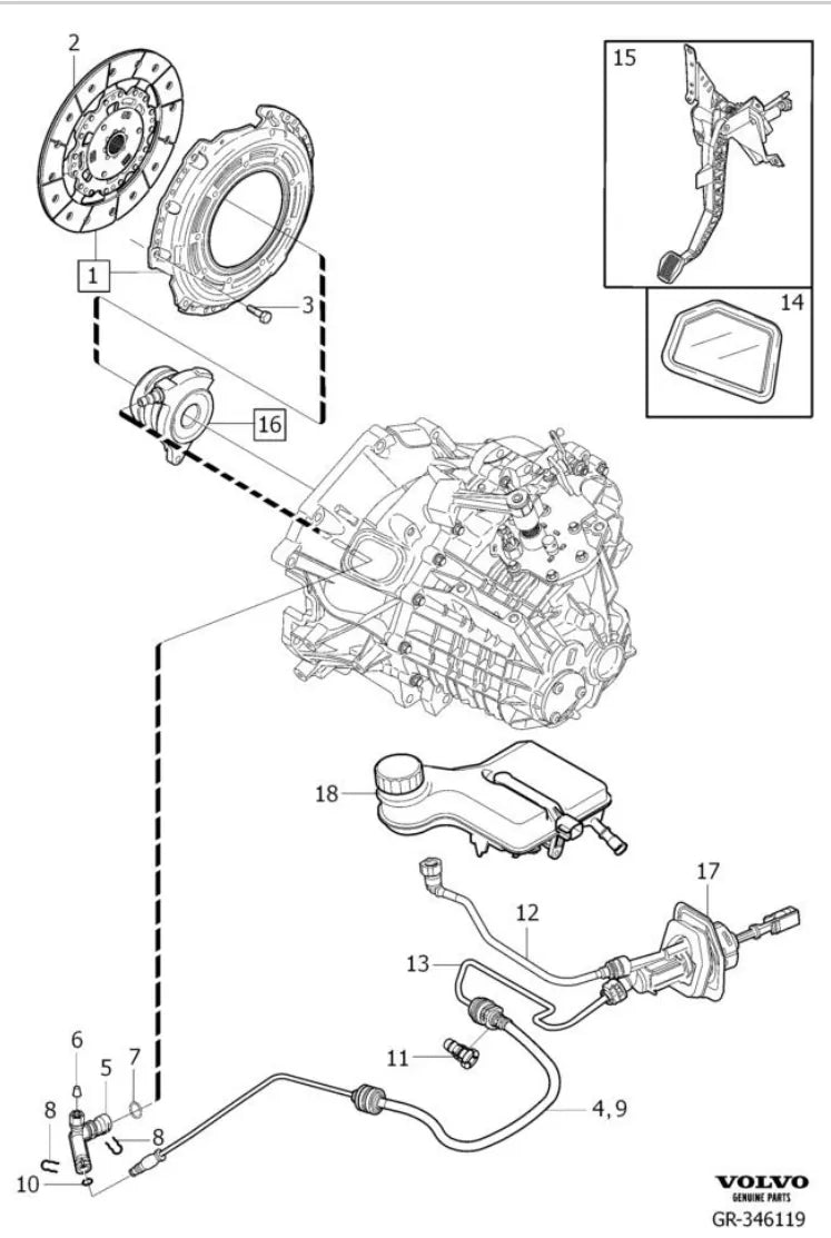 Catálogo de Peças Volvo C30 2006-2013 — segunda página interna do documento