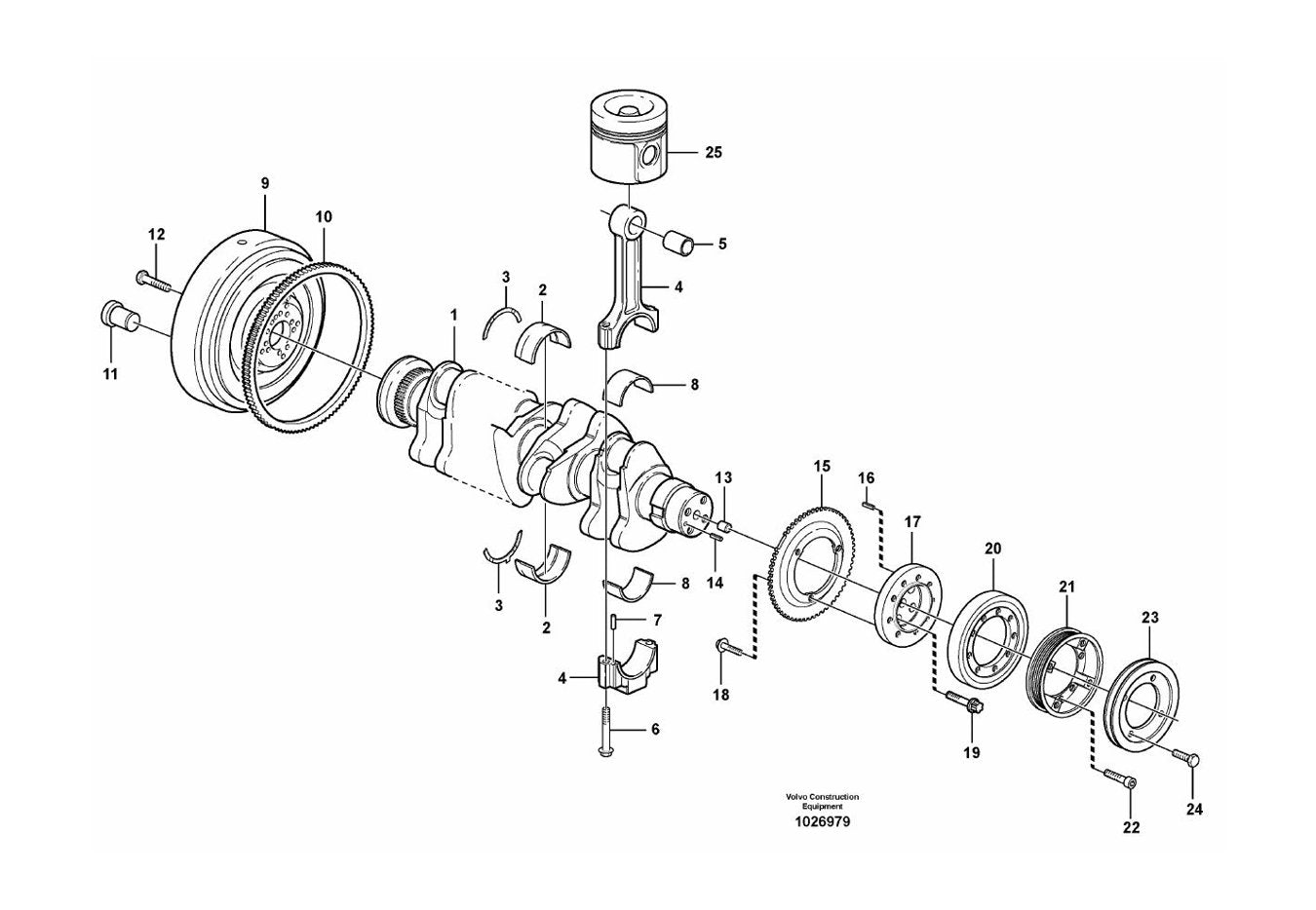 Catálogo de Peças Volvo EC200D — Escavadeira Volvo EC200D - print 1