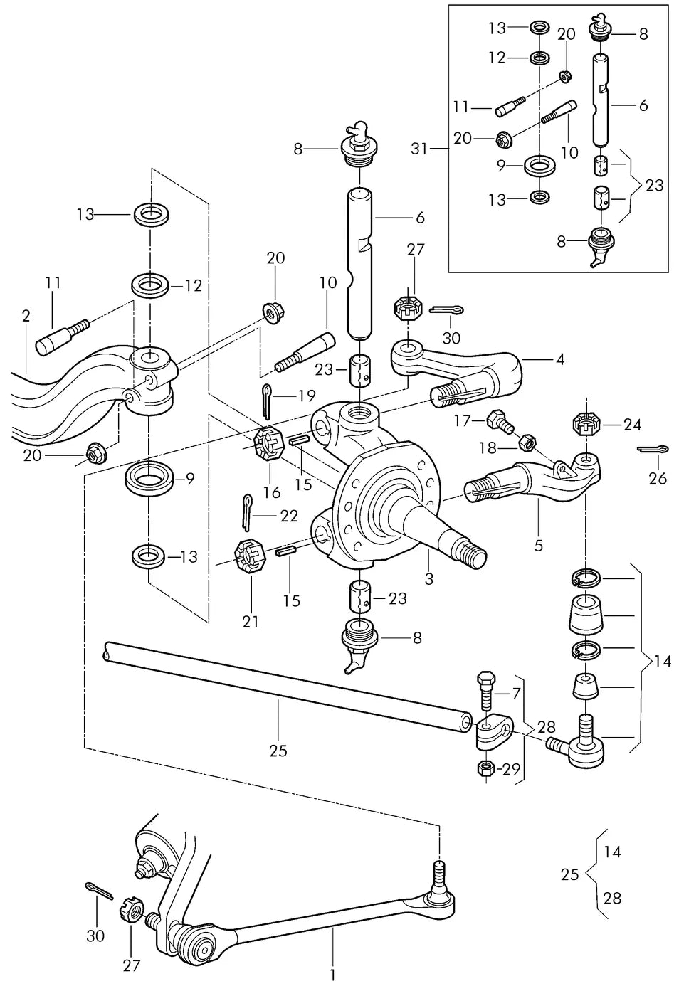 Vista explodida 1 do catálogo de peças VW Constellation 17.190 Euro V