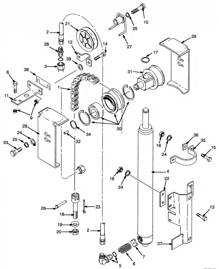 Catálogo de Peças Yale ERC040ZG ERC050ZG ERC060ZG E108 — página interna 3