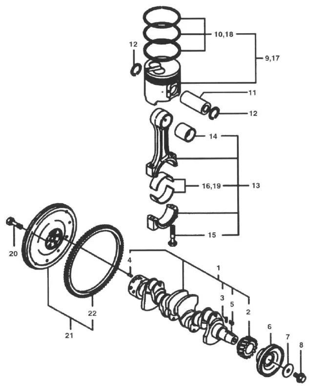 Catálogo de Peças Motor Yale 15-20AK 20-35TK C812 B871 — página interna 3