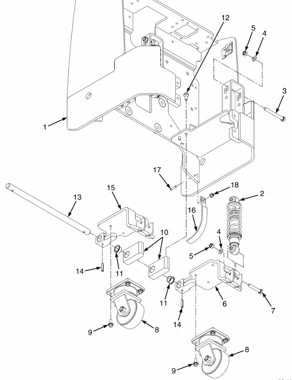 Catálogo de Peças Yale MP20AP A485 — página interna 1