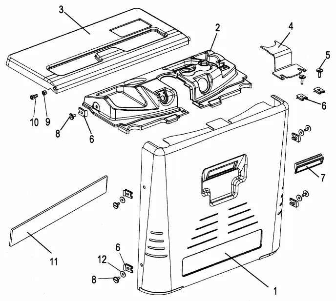 Catálogo de Peças Yale MP20XV A979 — página interna 1