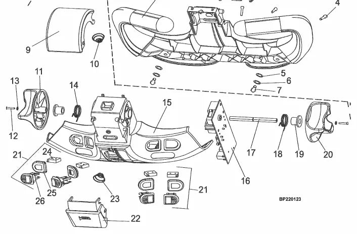 Catálogo de Peças Yale MP20XV A979 — página interna 2