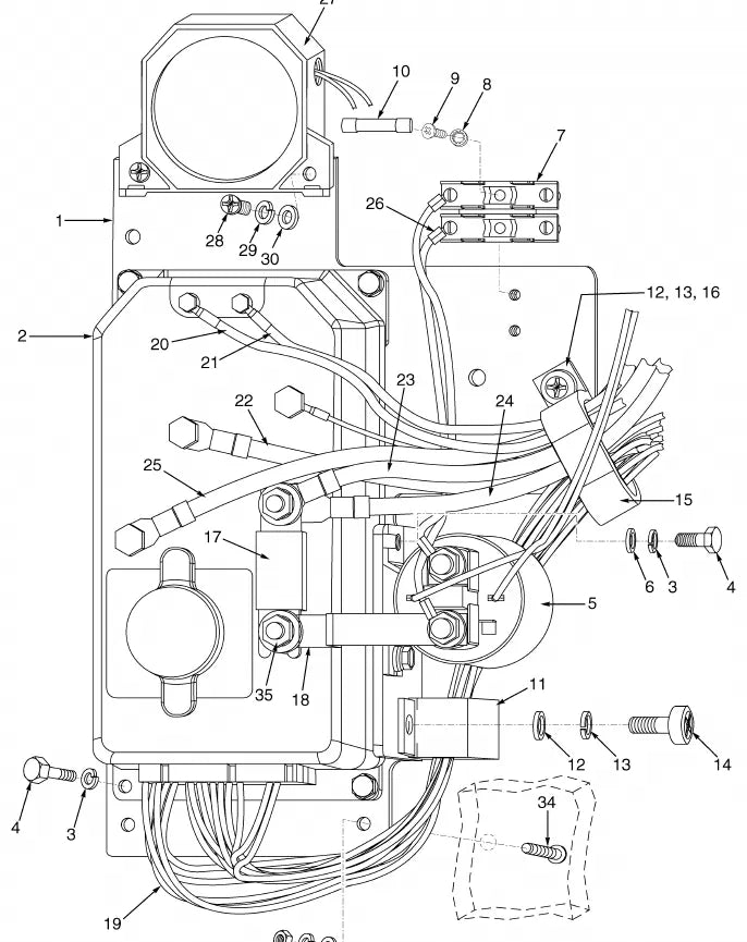 Catálogo de Peças Yale MSW030-E MRW020-E C820 C821 — página interna 1