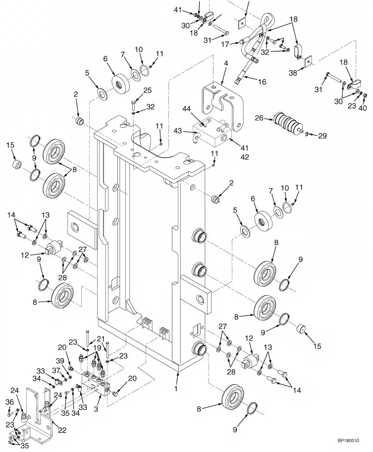 Catálogo de Peças Yale MSW030-E MRW020-E C820 C821 — página interna 4