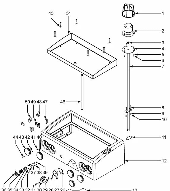Catálogo de Peças Yale MT70 MT80 A989 — página interna 1