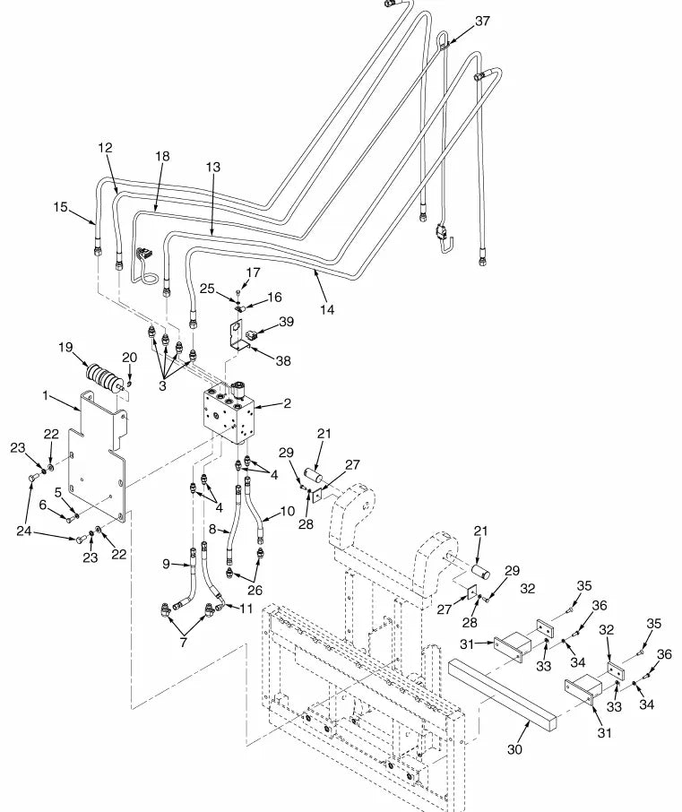 Catálogo de Peças Yale NDR030 NR045 B861 D829 — página interna 3