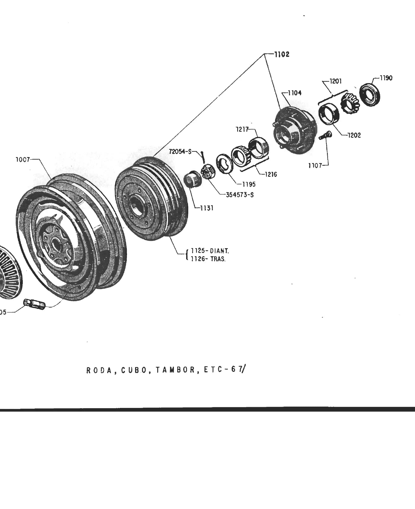 Catálogo de Peças Ford Galaxie, LTD e Landau (1967-1973) — imagem original 3