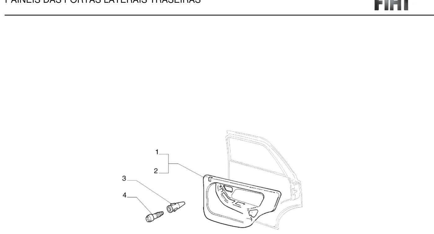Conjunto ilustrado com números de peça originais Fiat — Fiat Tempra Turbo Stile 2.0 Turbo 8V