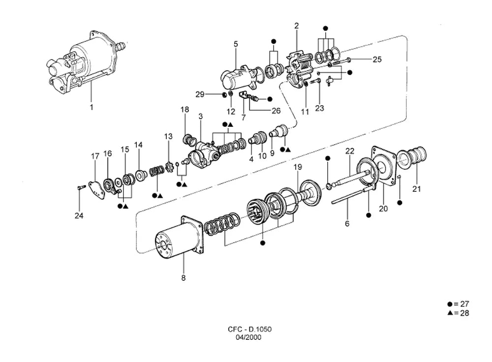 Catálogo de Peças Ford Cargo 1317 — vista explodida 2