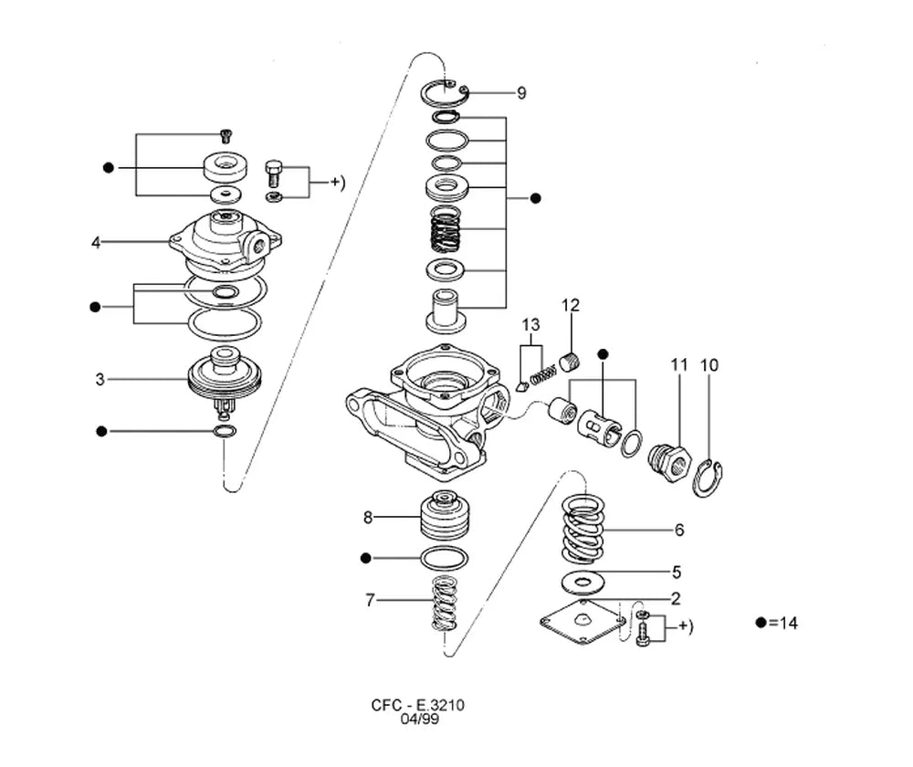 Catálogo de Peças Ford Cargo 1317 — vista explodida 3