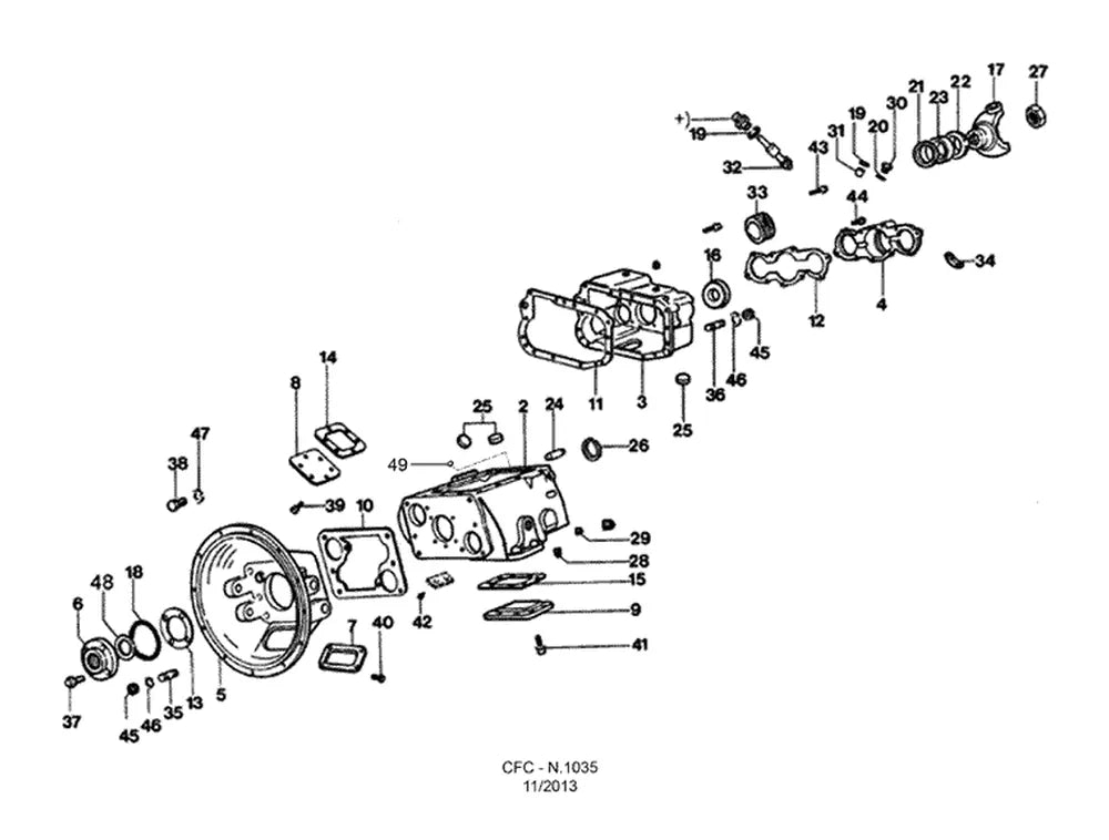 Catálogo de Peças Ford Cargo 1722 — vista explodida 2