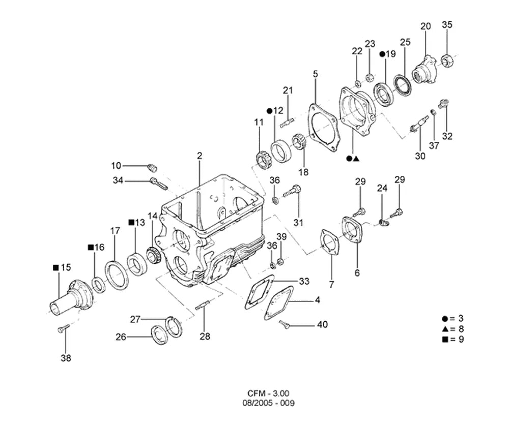 Catálogo de Peças Ford F-12000 — vista explodida 2