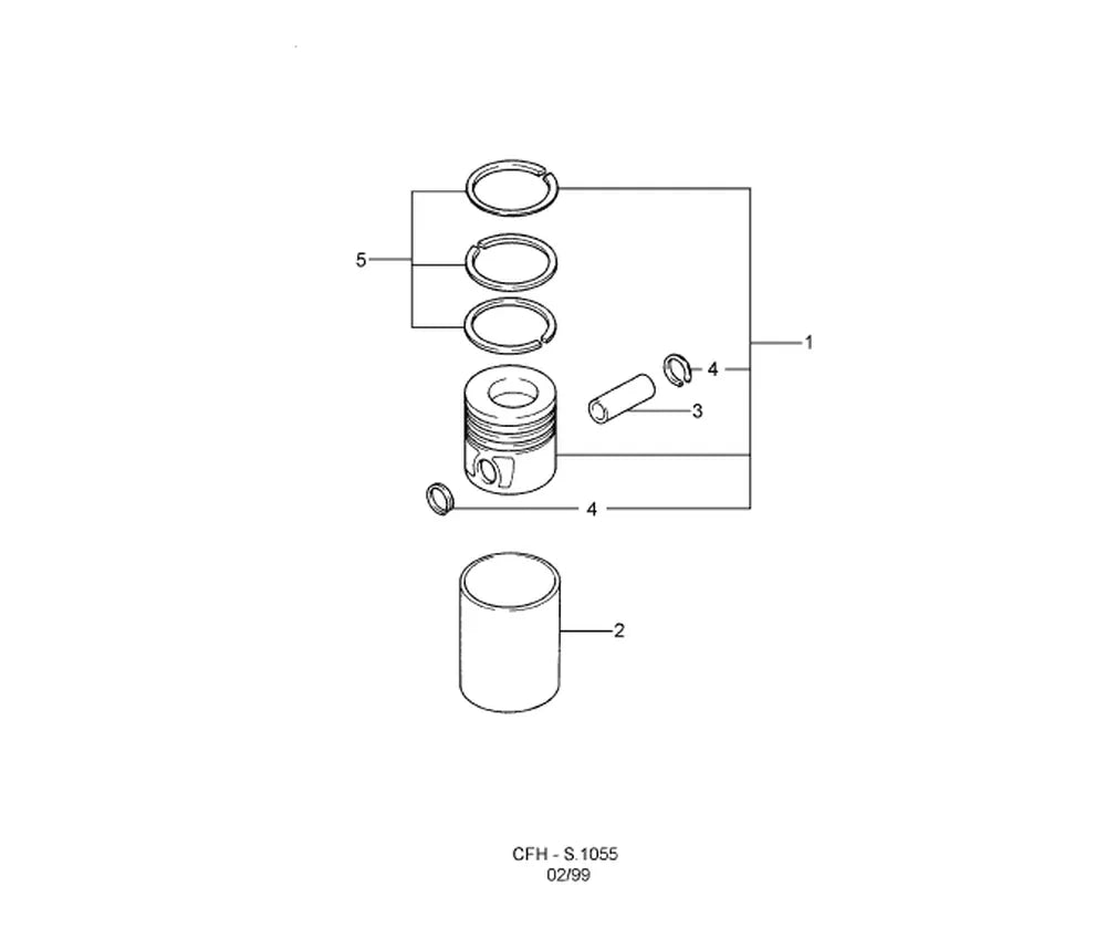 Catálogo de Peças Ford F-12000 — vista explodida 1