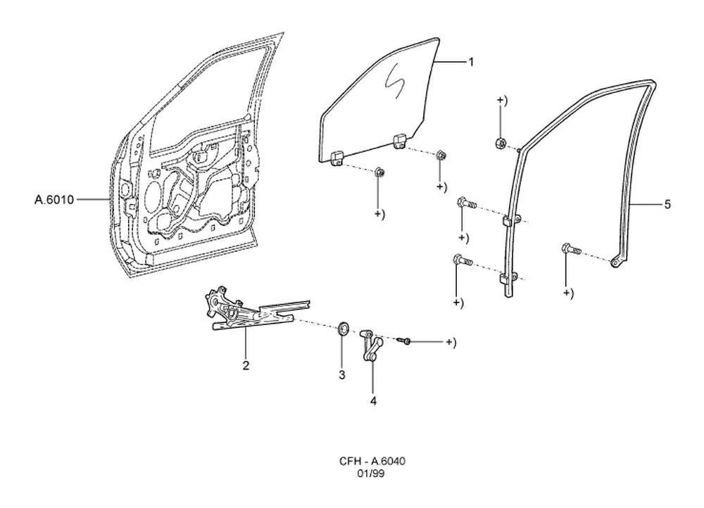Catálogo de Peças Ford F-12000 — vista explodida 4