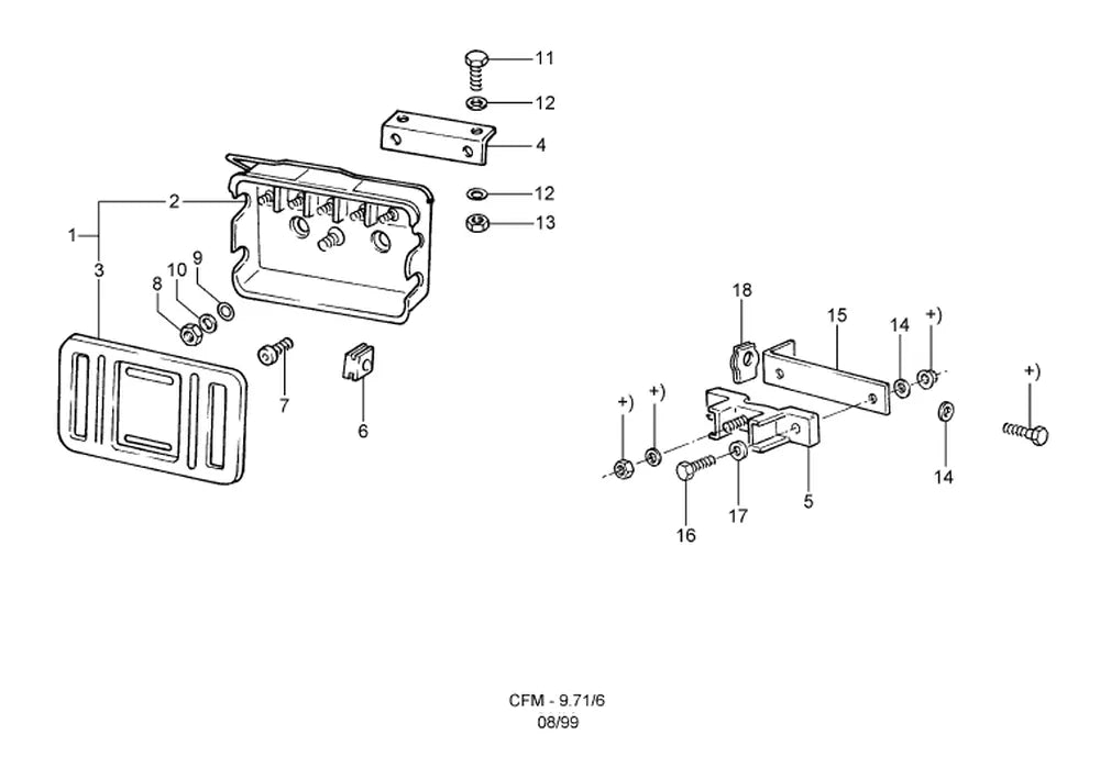 Catálogo de Peças Ford F-14000 — vista explodida 1