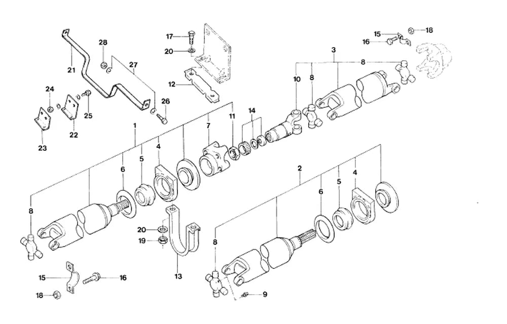 Catálogo de Peças Ford F-14000 — vista explodida 2