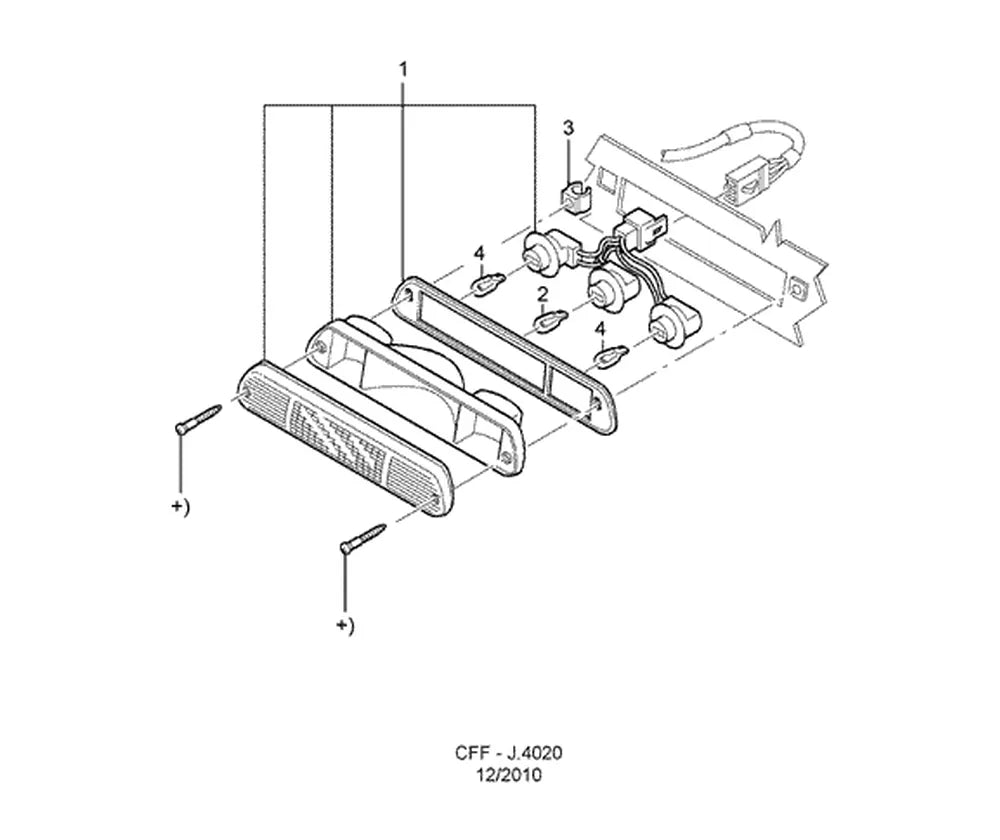 Catálogo de Peças Ford F-250 — vista explodida 3